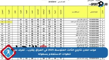 موعد إعلان نتائج الثالث المتوسط 2025 في العراق يقترب.. تعرف على خطوات الاستعلام بسهولة